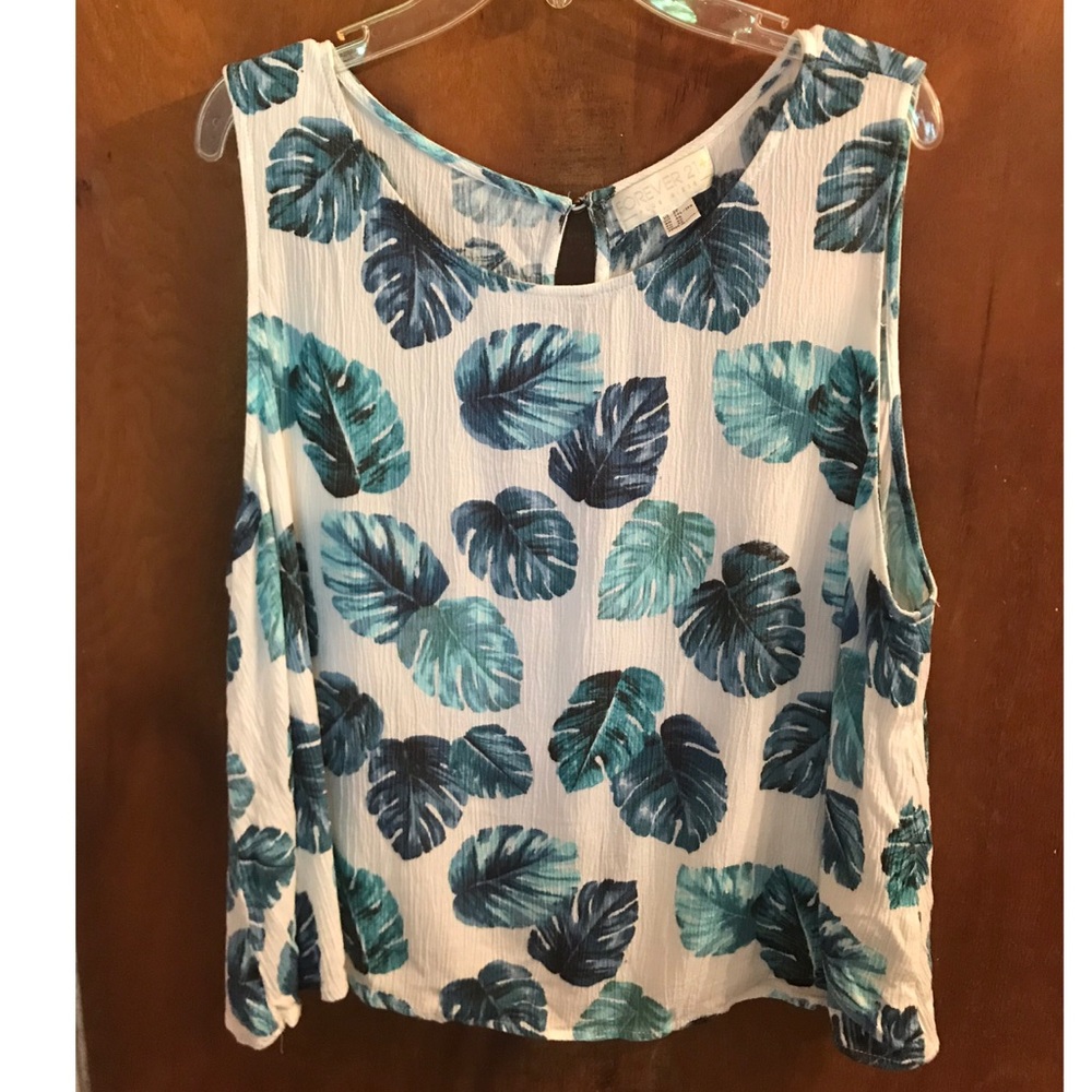 Forever 21 plus crop top